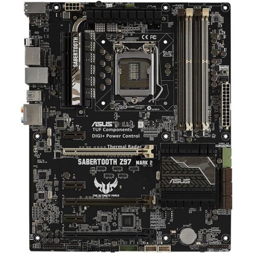 아수스 ASUS TUF SABERTOOTH Z97 MARK 2 LGA1150 DDR3 SATA 6Gb/s USB 3.0 Intel Z97 ATX Motherboard