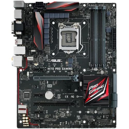 아수스 ASUS LGA1151 DDR4 DisplayPort HDMI SATA 6Gb/s USB 3.1 H170 ATX Motherboards H170 PRO Gaming