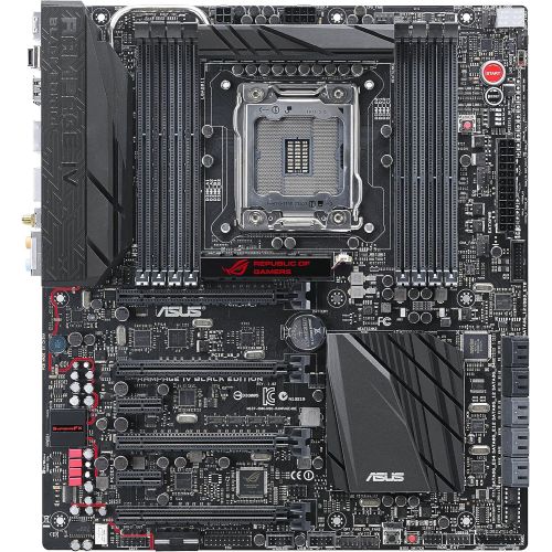 아수스 ASUS ROG RAMPAGE IV BLACK EDITION LGA 2011 DDR3 ACWiFi USB 3.0 Intel X79 eATX Motherboard