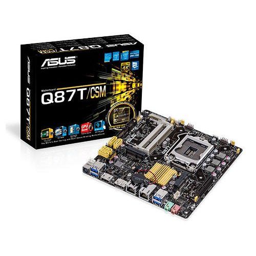 아수스 ASUS Mini ITX DDR3 1600 LGA 1150 Motherboard Q87T/CSM