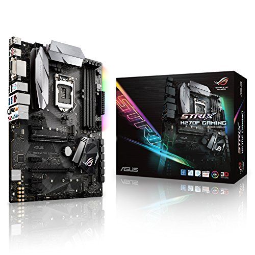 아수스 ASUS ROG STRIX H270F GAMING LGA1151 DDR4 DP HDMI DVI M.2 ATX Motherboard with USB 3.1