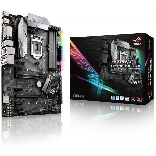 아수스 ASUS ROG STRIX H270F GAMING LGA1151 DDR4 DP HDMI DVI M.2 ATX Motherboard with USB 3.1