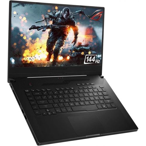 아수스 ASUS ROG Gaming 15.6 FHD IPS LED 144Hz Laptop, AMD Quad Core Ryzen 7 3750H, NVIDIA GeForce GTX 1660Ti, 8GB DDR4, 512GB PCIe NVMe SSD, USB C, HDMI, Bluetooth, Wi Fi 6, Backlit Keybo