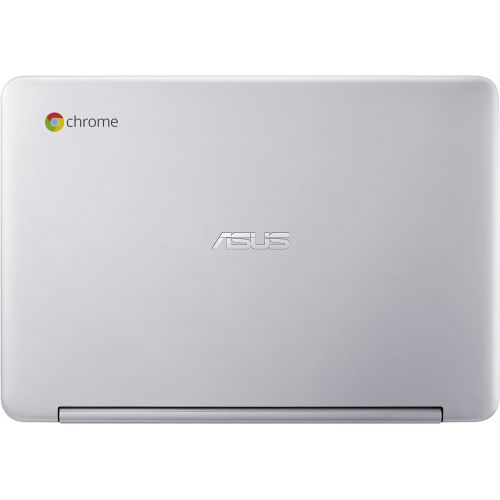 아수스 ASUS C100PA DB01 Chromebook Flip 10.1 Touchscreen Laptop (Quad Core, 2GB, 16GB SSD) Aluminum Chassis,Silver