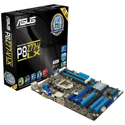 아수스 ASUS P8Z77 V LX LGA 1155 Intel Z77 HDMI SATA 6Gb/s USB 3.0 ATX Intel Motherboard