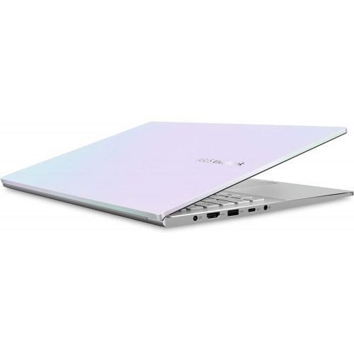 아수스 ASUS VivoBook S15 S533 Thin and Light Laptop, 15.6” FHD Display, Intel Core i5 10210U CPU, 8GB DDR4 RAM, 512GB PCIe SSD, Windows 10 Home, Dreamy White, S533FA DS51 WH