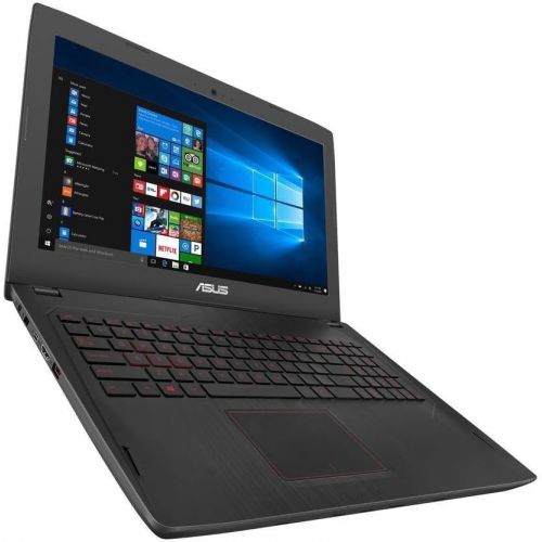 아수스 ASUS FX502VD NB76 15.6 FHD Gaming Laptop, 7th Gen Core i7 7700HQ 2.8 GHz, NVIDIA GeForce GTX 1050 4 GB, 16 GB DDR4 RAM, 256 GB M.2 SSD + 1 TB 5400 RPM HDD