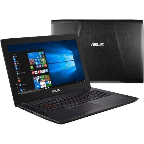 아수스 ASUS FX502VD NB76 15.6 FHD Gaming Laptop, 7th Gen Core i7 7700HQ 2.8 GHz, NVIDIA GeForce GTX 1050 4 GB, 16 GB DDR4 RAM, 256 GB M.2 SSD + 1 TB 5400 RPM HDD
