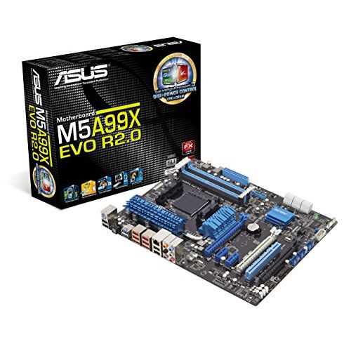 아수스 ASUS M5A99X EVO R2.0 AM3+, AMD 990X, SATA 6Gb/s, USB 3.0, ATX, AMD Motherboard
