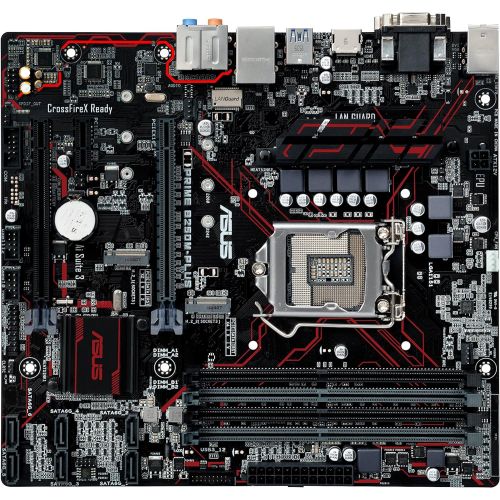 아수스 ASUS PRIME B250M PLUS LGA1151 DDR4 HDMI DVI VGA M.2 USB 3.1 B250 mATX Motherboard