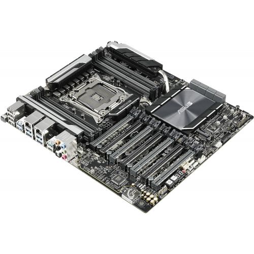 아수스 ASUS WS X299 SAGE LGA2066 DDR4 M.2 U.2 X299 CEB Motherboard for Intel Core X Series Processors with Quad GPU Support, DDR4 4200MHz, Dual M.2 & U.2 Support