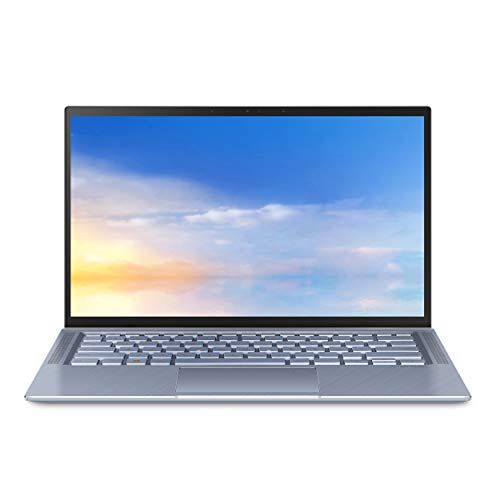 아수스 ASUS ZenBook 14 Ultra Thin and Light Laptop, 4 Way NanoEdge 14” FHD, Intel Core i7 10510U, 8GB RAM, 512GB PCIE SSD, NVIDIA GeForce MX250, Windows 10 Home, Utopia Blue, UX431FL EH74