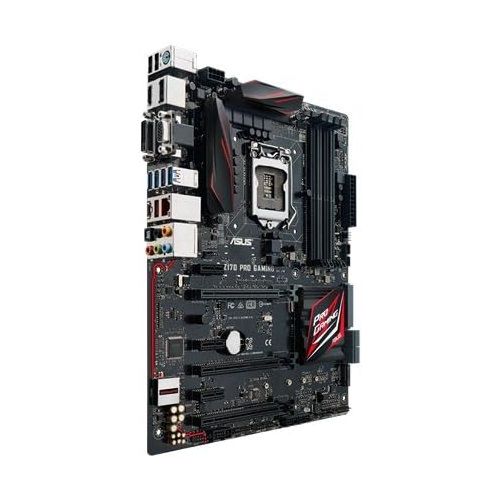 아수스 Asus optimized Z170 ATX HDMI DVI D Dual DDR4 3400 LGA1151 socket for 6th Gen Intel Pro Gaming Motherboards (Z170 Pro GAMING)