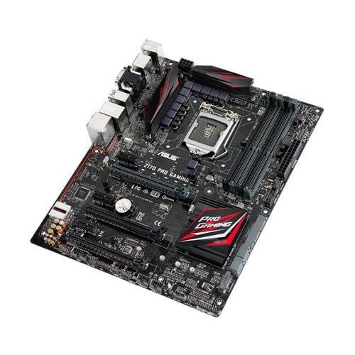 아수스 Asus optimized Z170 ATX HDMI DVI D Dual DDR4 3400 LGA1151 socket for 6th Gen Intel Pro Gaming Motherboards (Z170 Pro GAMING)