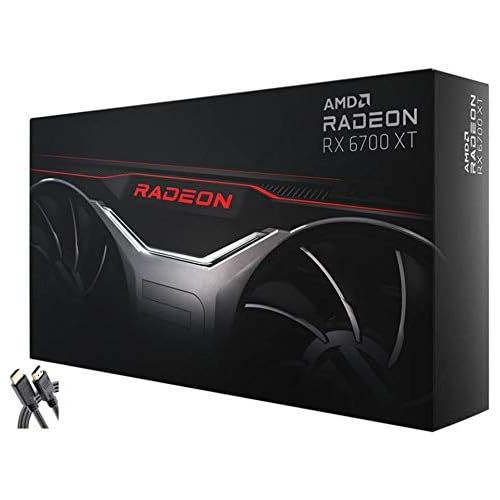 아수스 ASUS 2021 Newest AMD Radeon RX 6700 XT Gaming Graphics Card with 12GB GDDR6, + AllyFlex HDMI