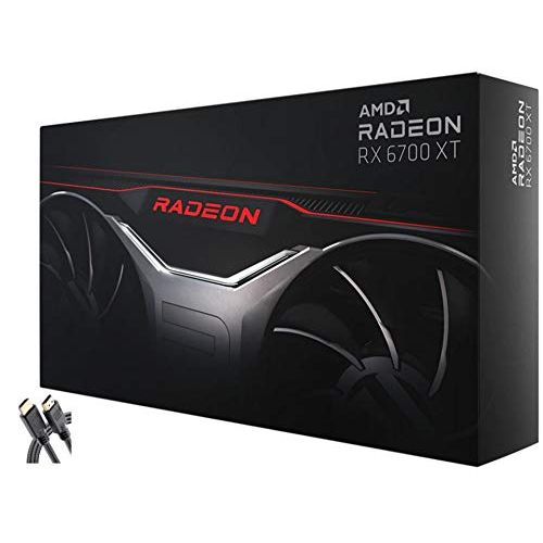 아수스 ASUS 2021 Newest AMD Radeon RX 6700 XT Gaming Graphics Card with 12GB GDDR6, + AllyFlex HDMI