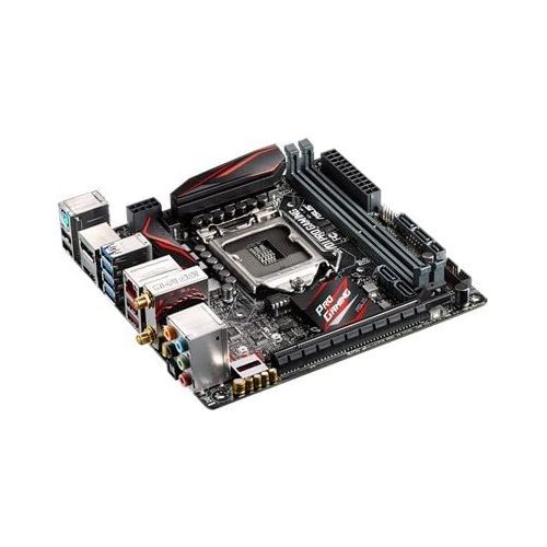 아수스 ASUS LGA1151 DDR4 DisplayPort HDMI SATA 6Gb/s USB 3.1 Mini ITX Motherboard Z170I PRO Gaming