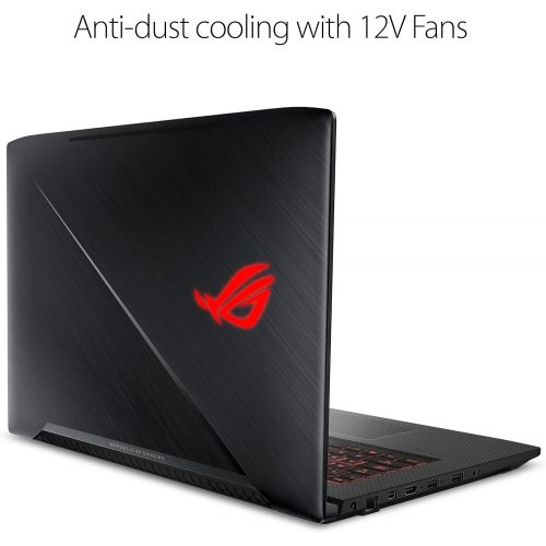 아수스 ASUS ROG Strix Scar Edition Gaming Laptop, 17.3” 144Hz 3ms Full HD, Intel Core i7 8750H, GeForce GTX 1070 8GB, 16GB DDR4, 256GB PCIe SSD + 1TB FireCuda, Windows 10 GL703GS DS74