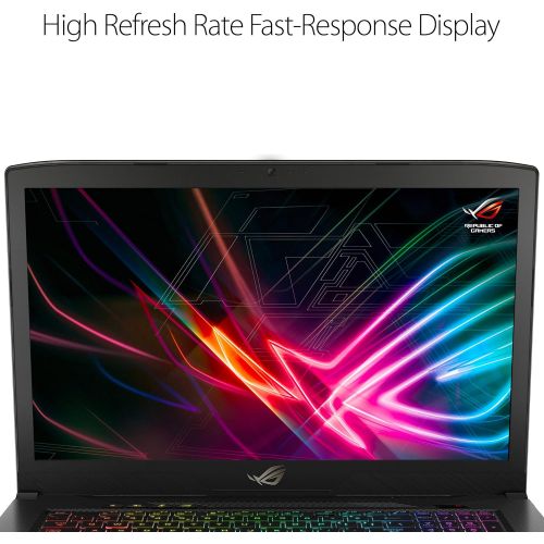 아수스 ASUS ROG Strix Scar Edition Gaming Laptop, 17.3” 144Hz 3ms Full HD, Intel Core i7 8750H, GeForce GTX 1070 8GB, 16GB DDR4, 256GB PCIe SSD + 1TB FireCuda, Windows 10 GL703GS DS74