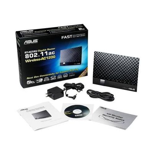 아수스 ASUS AC1200 5th Gen Dual Band Wireless RT AC56U Gigabit Router