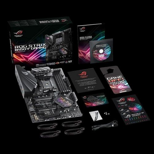아수스 ASUS ROG Strix B450 F Gaming AMD B450 DDR4 SDRAM Motherboard