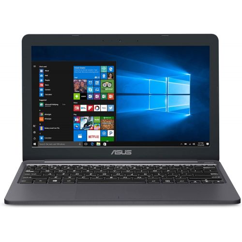 아수스 ASUS VivoBook L203MA 11.6 Laptop Computer for Business or Education/ Intel Celeron N4000 up to 2.6GHz/ 4GB DDR4 RAM/ 64GB eMMC/ 1 Year Office 365/ Online Class Ready/ Windows 10 S/