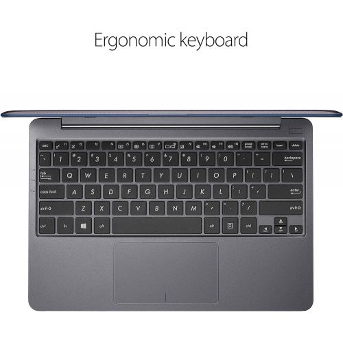 아수스 ASUS VivoBook L203MA 11.6 Laptop Computer for Business or Education/ Intel Celeron N4000 up to 2.6GHz/ 4GB DDR4 RAM/ 64GB eMMC/ 1 Year Office 365/ Online Class Ready/ Windows 10 S/