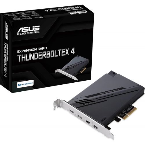 아수스 Asus ThunderboltEX 4 Card PCI Express 2 x Thunderbolt 4 (USB C) 2 x Mini DisplayPort In TBT Header USB 2.0 Header