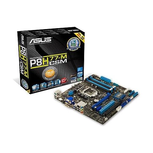 아수스 ASUS P8H77 M/CSM LGA 1155 Intel H77 HDMI SATA 6Gb/s USB 3.0 Micro ATX Intel Motherboard