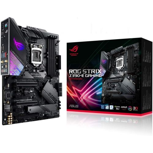 아수스 ASUS 90MB0YF0 M0EAY1 Motherboard, ASUS STRIX Z390 E Gaming, Intel Z390, RoG Sockel 115 Black