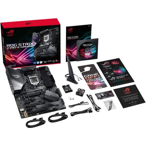 아수스 ASUS 90MB0YF0 M0EAY1 Motherboard, ASUS STRIX Z390 E Gaming, Intel Z390, RoG Sockel 115 Black