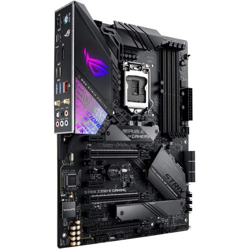 아수스 ASUS 90MB0YF0 M0EAY1 Motherboard, ASUS STRIX Z390 E Gaming, Intel Z390, RoG Sockel 115 Black