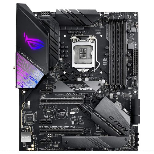 아수스 ASUS 90MB0YF0 M0EAY1 Motherboard, ASUS STRIX Z390 E Gaming, Intel Z390, RoG Sockel 115 Black