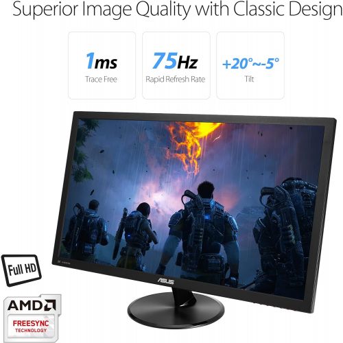 아수스 ASUS VP278QG 27” Full HD 1920x1080 1ms DP HDMI VGA Adaptive Sync/FreeSync Eye Care Monitor