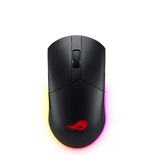 아수스 ASUS Optical Gaming Mouse ROG Pugio II Ergonomic & Truly Ambidextrous PC Gaming Mouse Configurable & Swappable Side Buttons 16,00 DPI Optical Sensor Aura Sync RGB Tactile Mice