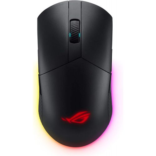 아수스 ASUS Optical Gaming Mouse ROG Pugio II Ergonomic & Truly Ambidextrous PC Gaming Mouse Configurable & Swappable Side Buttons 16,00 DPI Optical Sensor Aura Sync RGB Tactile Mice