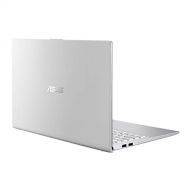 ASUS VivoBook S512 Thin and Light Laptop, 15.6” FHD, Intel Core i7 10510U CPU, 8GB DDR4 RAM, 256GB PCIe SSD + 1TB HDD, Windows 10 Home, S512FA DS71, Silver Metal