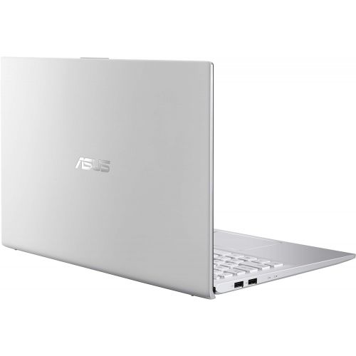 아수스 ASUS VivoBook S512 Thin and Light Laptop, 15.6” FHD, Intel Core i7 10510U CPU, 8GB DDR4 RAM, 256GB PCIe SSD + 1TB HDD, Windows 10 Home, S512FA DS71, Silver Metal