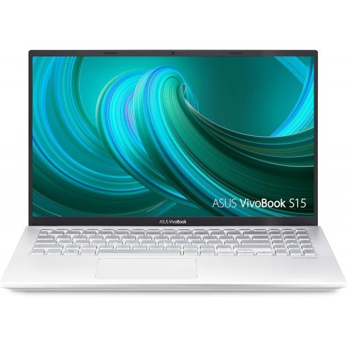 아수스 ASUS VivoBook S512 Thin and Light Laptop, 15.6” FHD, Intel Core i7 10510U CPU, 8GB DDR4 RAM, 256GB PCIe SSD + 1TB HDD, Windows 10 Home, S512FA DS71, Silver Metal