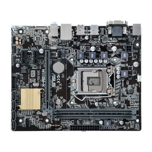 아수스 ASUS Micro ATX DDR4 LGA 1151 Motherboards H110M K