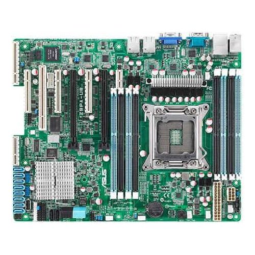 아수스 ASUS LGA2011/Intel C602 A PCH/DDR3/SATA3/V&2GbE/ATX Server Motherboard Z9PA U8