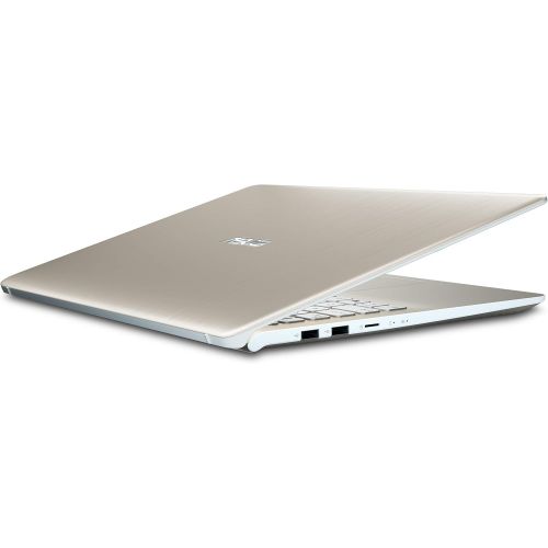 아수스 Asus Vivobook S15 S530FA Thin & Light Laptop, 15.6” FHD NanoEdge Bezel, Intel Core I5 8265U (Up to 3.9 GHz), 8GB DDR4, 256GB SSD, Icicle Gold Metal Finish, Windows 10 Home, S530FA