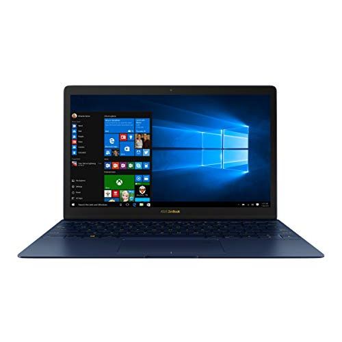 아수스 ASUS ZenBook 3 UX390UA 12.5 Laptop Intel Core i7 7500U 16GB RAM 512GB SATA SSD with Fingerprint Sensor, Royal Blue Windows 10 Pro