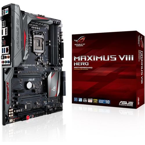 아수스 Asus ROG MAXIMUS VIII HERO LGA1151 DDR4 M.2 SATA 6Gb/s USB 3.1 Type A Type C Intel Z170 ATX Motherboard