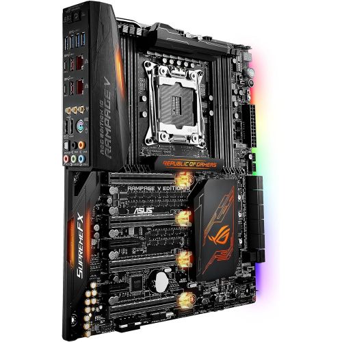 아수스 ASUS LGA2011 5 Way Optimization SafeSlot X99 EATX Motherboard (Rampage V Edition 10)