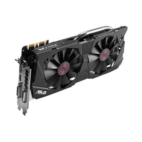 아수스 ASUS STRIX GeForce GTX 970 Overclocked 4 GB DDR5 256 bit DisplayPort HDMI 2.0 DVI I Graphics Card