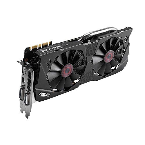 아수스 ASUS STRIX GeForce GTX 970 Overclocked 4 GB DDR5 256 bit DisplayPort HDMI 2.0 DVI I Graphics Card