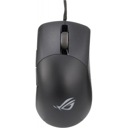 아수스 ASUS ROG Keris Ultra Lightweight Wired Gaming Mouse Tuned ROG 16,000 DPI Sensor, Hot Swappable Switches, PBT L/R Keys, Swappable Side Buttons, ROG Omni Mouse Feet, ROG Paracord & A