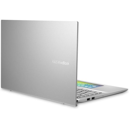 아수스 ASUS VivoBook S15 Thin & Light Laptop, 15.6” FHD, Intel Core i5 8265U CPU, 8GB DDR4 RAM, PCIe NVMe 512GB SSD, Windows 10 Home, S532FA DB55, Transparent Silver