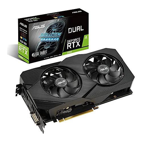 아수스 ASUS Dual EVO Gaming GeForce RTX 2060 6GB GDDR6 with the all new NVIDIA Turing GPU architecture Dual RTX2060 6G EVO